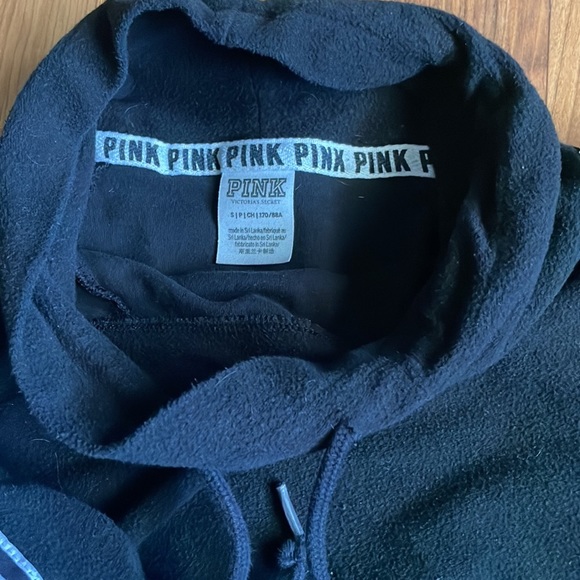 Pink Victoria’s Secret pullover cowl neck sweatshirt - Picture 3 of 4